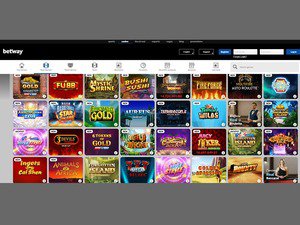 Betway Casino games