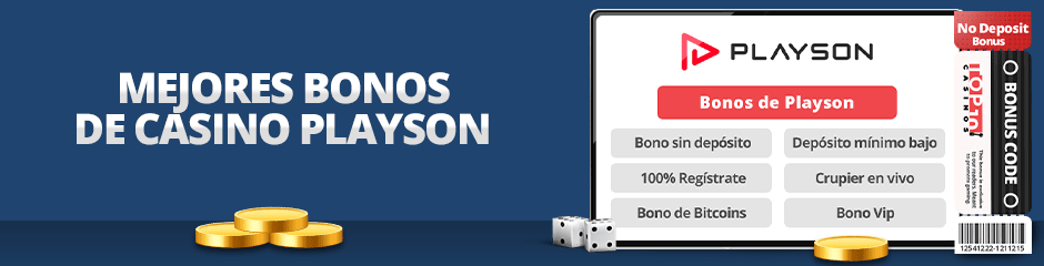 mejores playson bonos casino