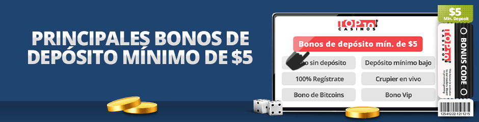 mejores 5 deposito bonos