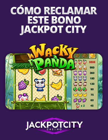 reclamar jackpot city bonos