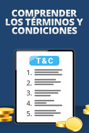 comprensión de los términos y condiciones