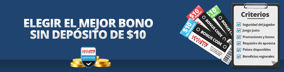 mejor bono sin depósito de 10