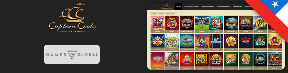 captain cooks casino juegos y software